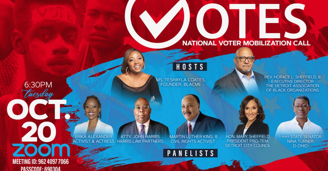 Martin Luther King III, Sen. Nina Turner, and others to join Detroit Black leaders for voter mobilization panel on the Power of Voting