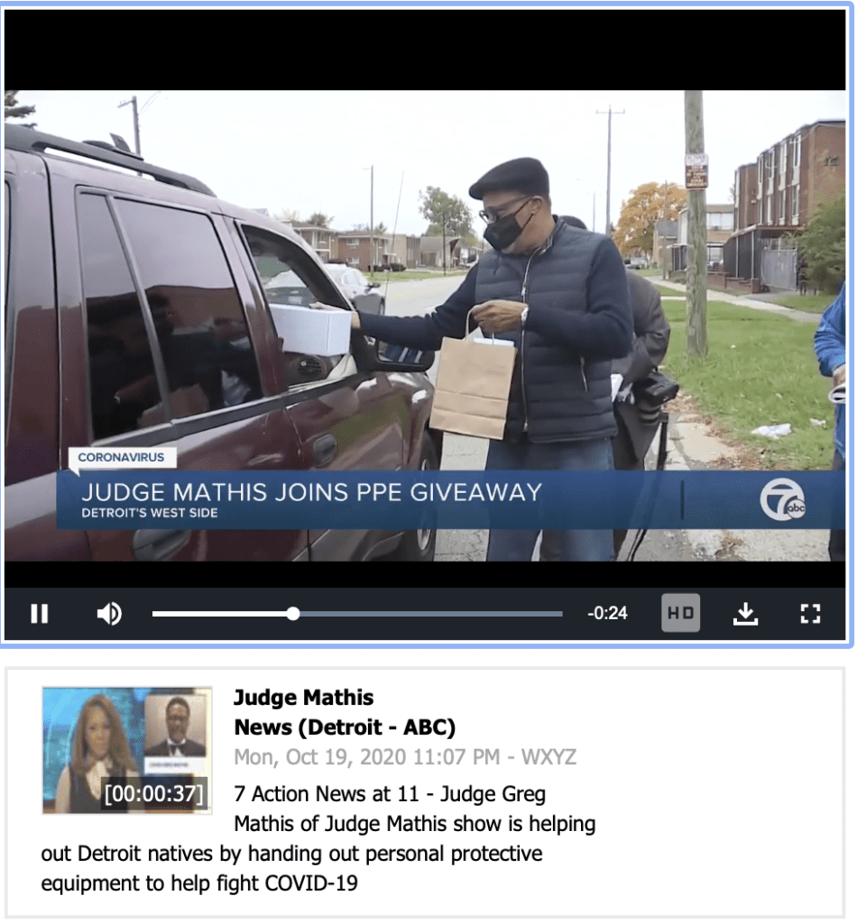 7 Action News This Morning 5AM - Judge Greg Mathis of Judge Mathis show is helping out Detroit natives by handing out personal protective equipment to help fight COVID-19
