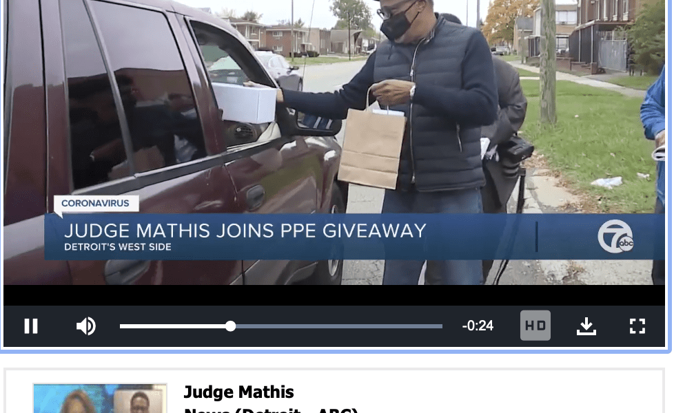 7 Action News This Morning 5AM – Judge Greg Mathis of Judge Mathis show is helping out Detroit natives by handing out personal protective equipment to help fight COVID-19
