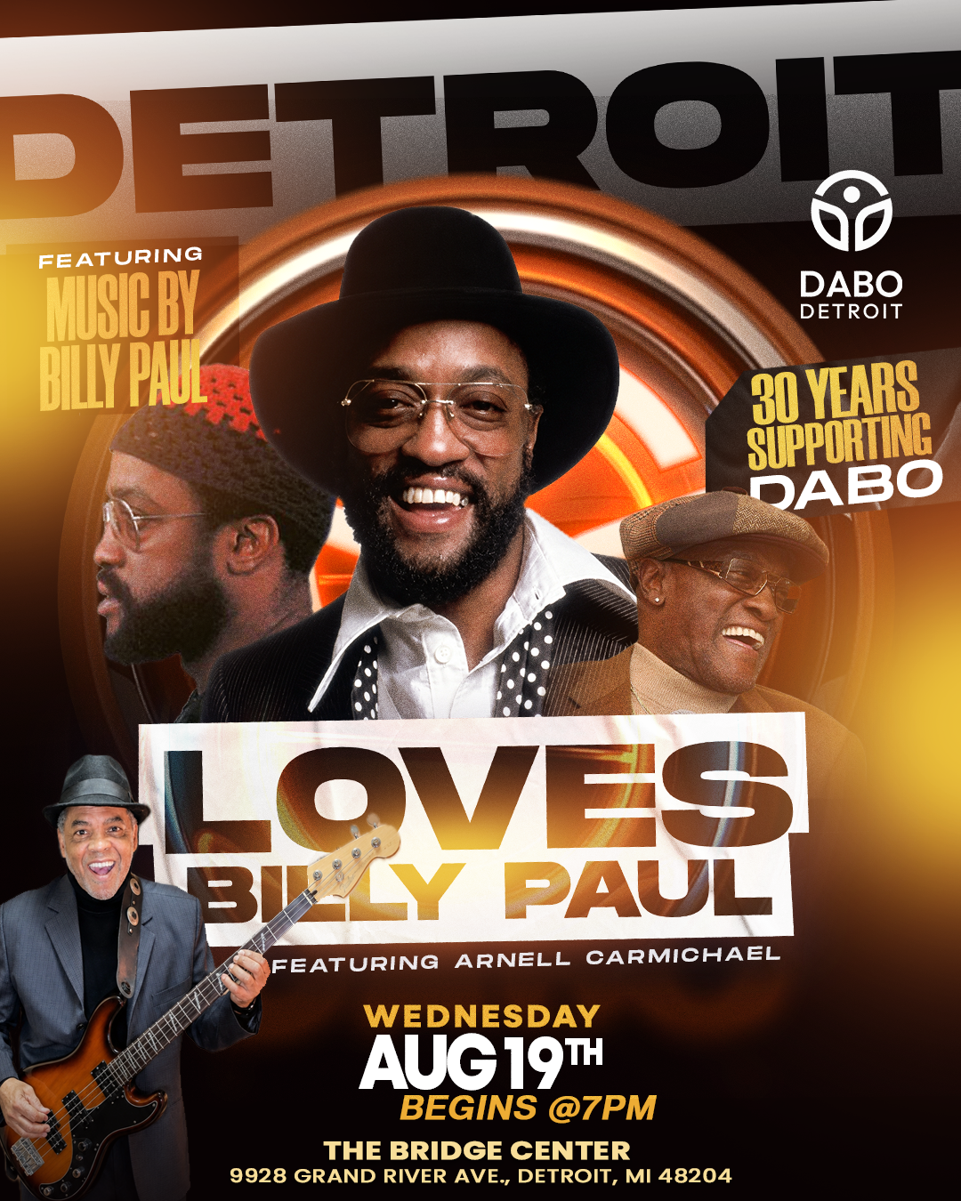 Detroit Loves Billy Paul featuring Arnell Carmichael