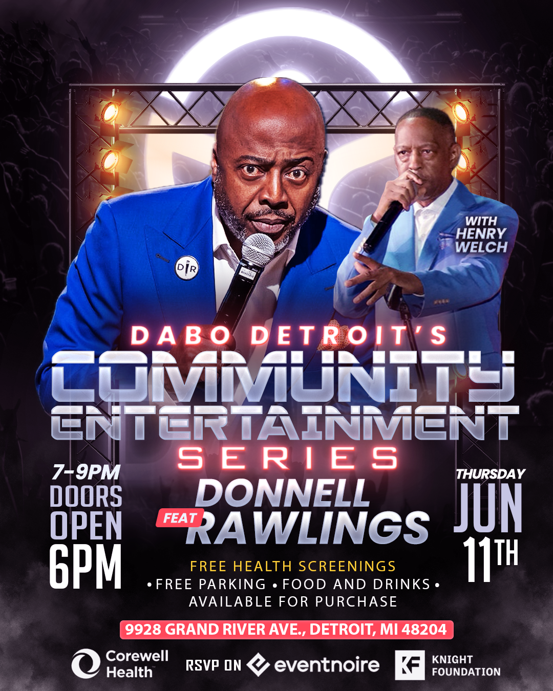 DABO Detroit Community Entertainment Series featuring Donnell Rawlings