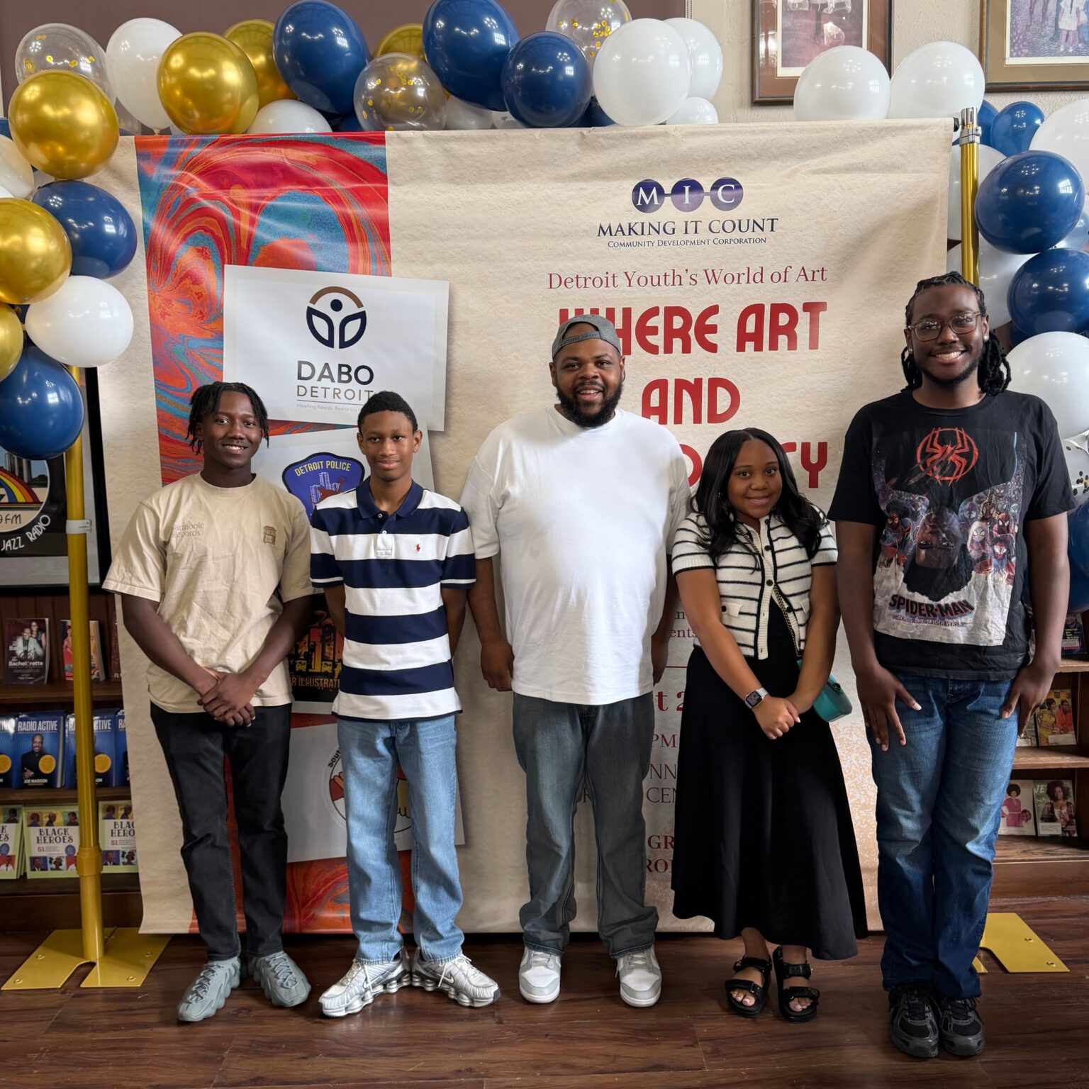 Youth Advisory Council members at Where Art and Advocacy Meet